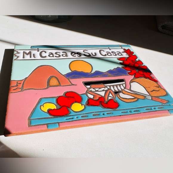 Mag Mor Studios Christine Fitzgerald Mi casa es su casa hot plates - Picture 2 of 12